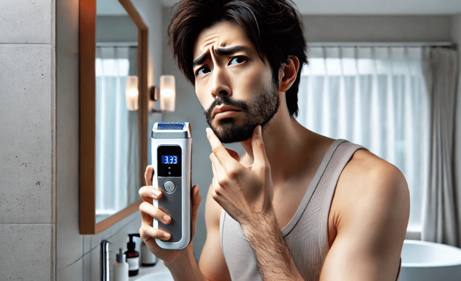 ブラウン脱毛器で男性ヒゲに使える公式範囲は？