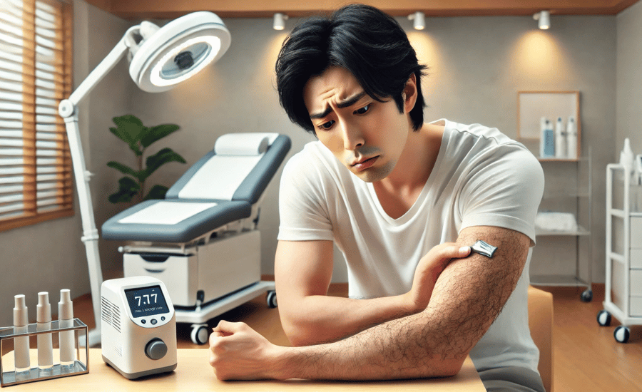 医療脱毛で起こる硬毛化とは